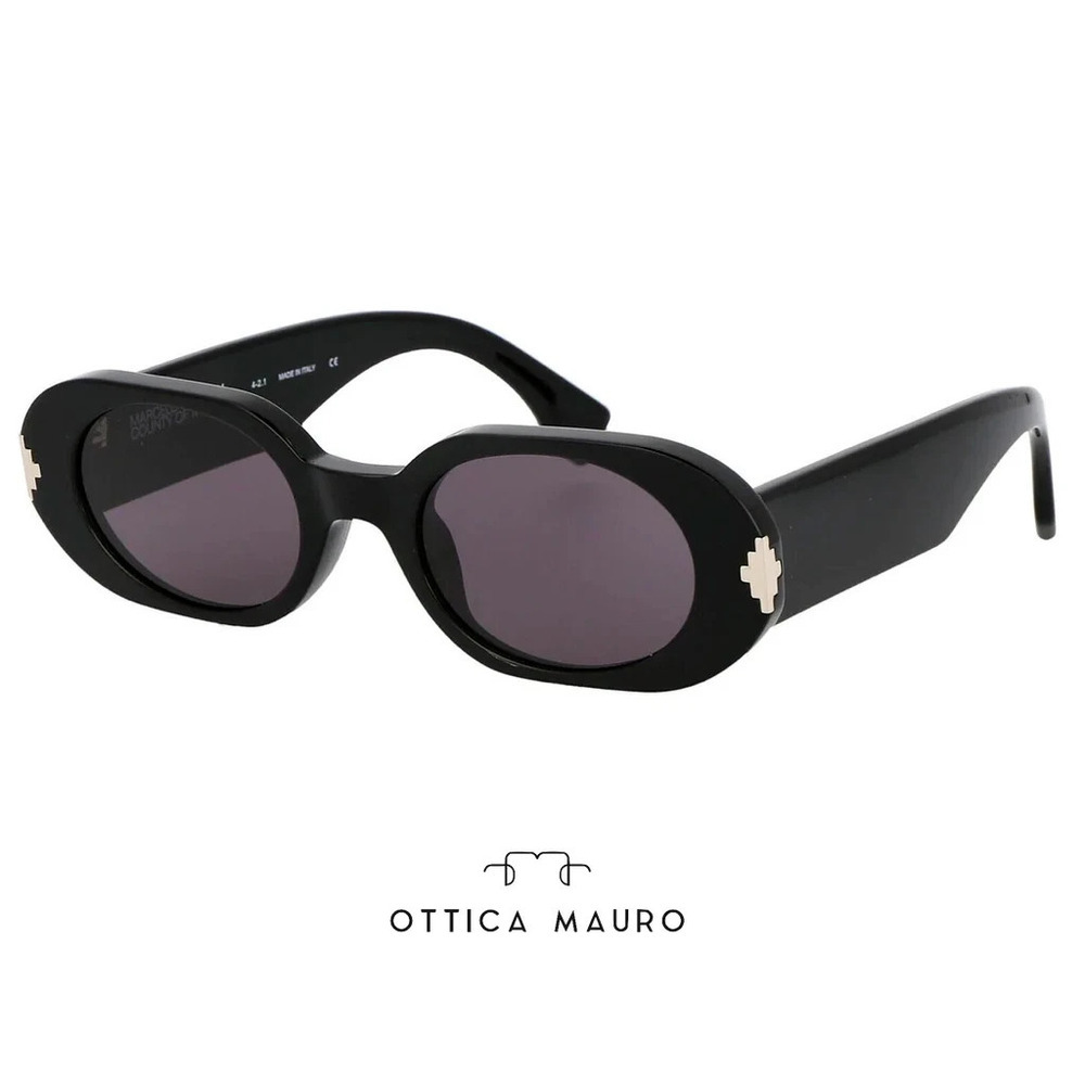 NWT Marcelo Burlon Nire Black Grey 51mm Sunglasses